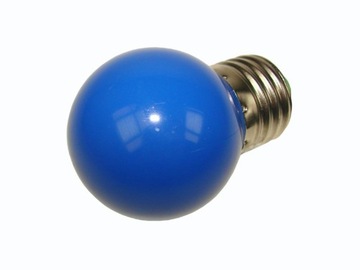 Żarówka led Orvil E27 niebieska 1W