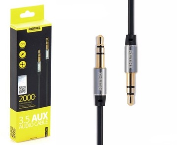 2m - Kabel Przewód Audio Adapter Line in AUX z mini Jack 3,5mm na to samo