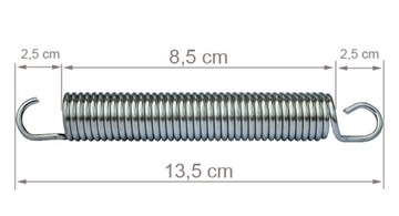 ПРУЖИНЫ ДЛЯ БАТУТА БАТУТ 13,5 СМ