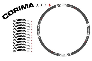 Zestaw naklejek CORIMA AERO 20mm na obręcze