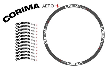 Zestaw naklejek CORIMA AERO 20mm na obręcze