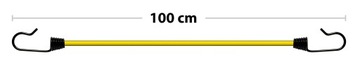 ELASTYCZNE LINKI DO MOCOWANIA BAGAŻU GUMA 100cm