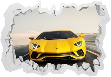 3D авто наклейки на стену Lamborghini 100x70