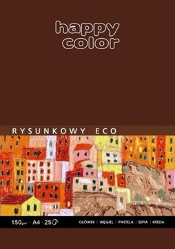 Blok rysunkowy HAPPY COLOR A4 150G 20 ark