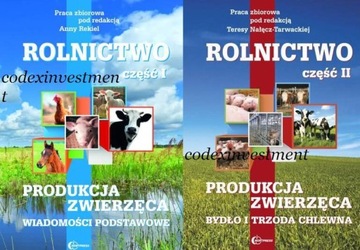 Rolnictwo Produkcja zwierzęca zestaw cz. 1 i 2