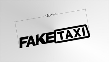 Наклейка FAKETAXI FAKE TAXI 15см