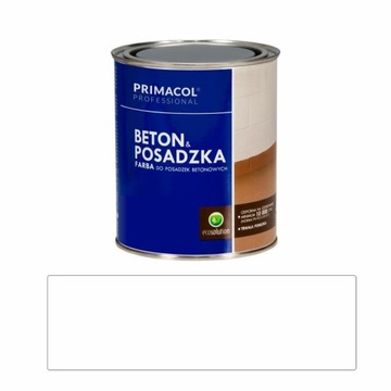 Farba akrylowa Beton Primacol 0,75 l biel półmat