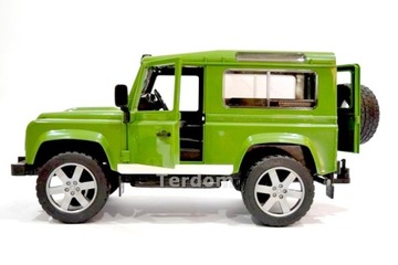 BRUDER 02592 Land Rover с прицепом для перевозки лошадей + фигурка лошади