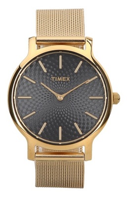 Zegarek damski Timex Metropolitan złoty mesh 30M
