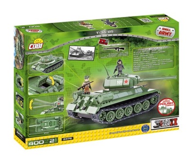Klocki 2476A COBI Armia Czołg T34/85