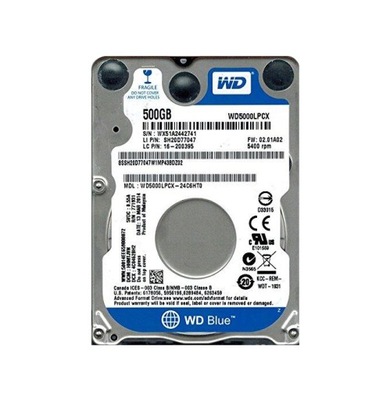 Dysk twardy Western Digital WD Blue 500GB SATA III 2,5" WD5000LPCX