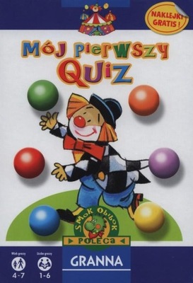MÓJ PIERWSZY QUIZ GRA DLA 4-LATKA GRANNA