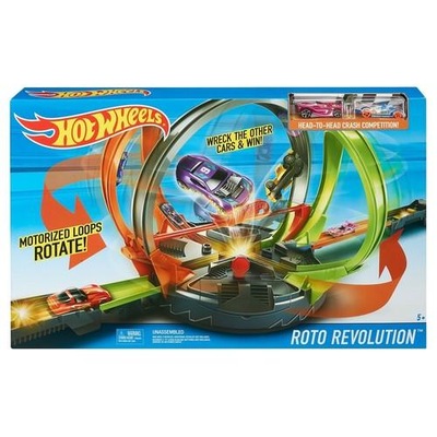 Tor samochodowy FDF26 Hot Wheels Zestaw Roto Rewolucja