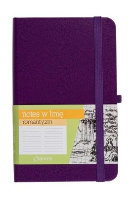 Notes Linia A6 Romantyzm Fiolet ANTRA
