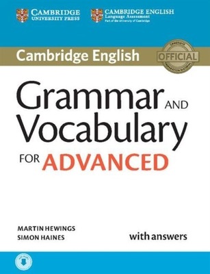 Grammar and Vocabulary for Advanced Book with Answers and Audio Amrtin