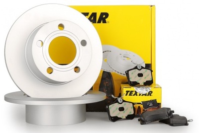 DISCS PADS TEXTAR REAR - VW JETTA IV 253MM - milautoparts-fr.ukrlive.com