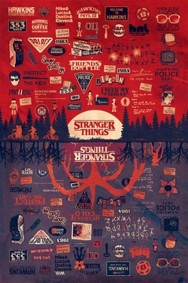 Stranger Things Informacje - plakat 61x91,5 cm