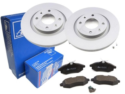 DISCS + PADS ATE FRONT CITROEN C2 C3 - milautoparts-fr.ukrlive.com