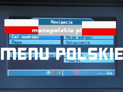 POLSKIE MENU RENAULT LAGUNA Espace nawigacja mapa