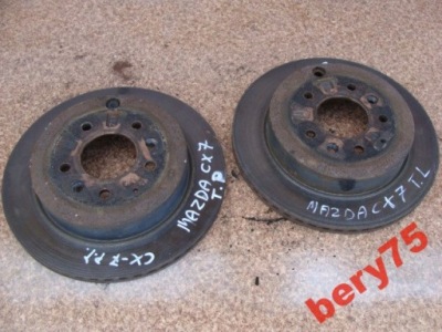 Mazda cx 7 08r диск гальмівні диски гальмівні задня kompl фото №1