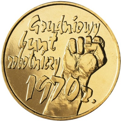 Moneta 2 zł Grudzień 1970