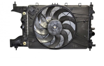 Комплект радиатор вентилятор chevrolet cruze at фото №1