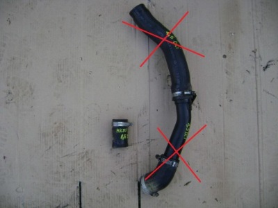 Труба інтеркулер nissan micra k12 1.5 dci фото №1