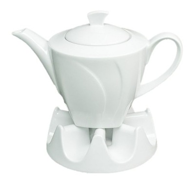 LUBIANA CELEBRATION CZAJNIK 1,1 LITR + PODGRZEWACZ Porcelana