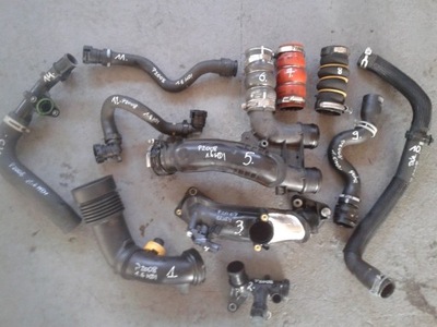 Peugeot 2008 2015r 1.6 e-hdi waz труба шланг фото №1