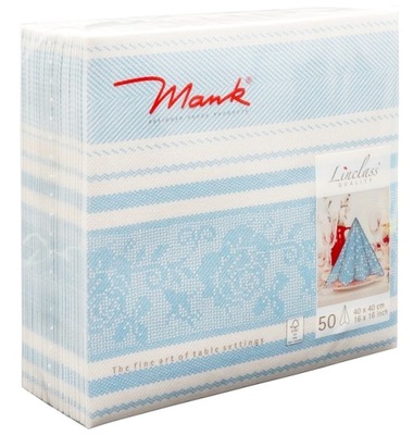 Serwety FLIZELINOWE INA BLUE MANK 60 g 40x40 cm
