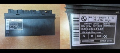 MODULE BMW 5 E60 6135 6978714 - milautoparts-fr.ukrlive.com