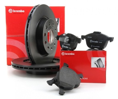 2× BREMBO 09.7010.21 DISC BRAKE + P 85 075 BREMBO PADS BRAKES AUDI A3 FROM CZUJ - milautoparts-fr.ukrlive.com