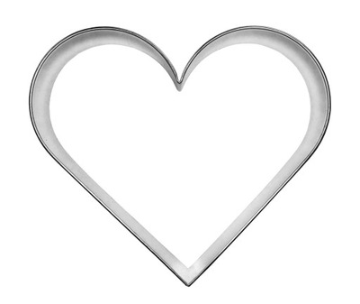 Foremka SERCE 14,3 cm - wykrawacz serca, serduszko