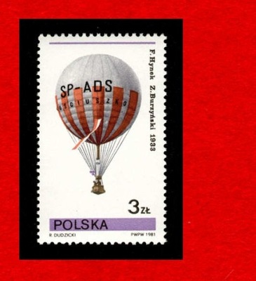 2584 zn cz** 1981 Balony