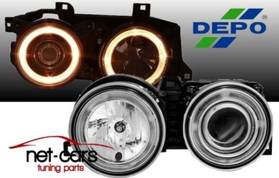 FEUX GRILLES FK BMW 3 E30 82-94 R ANGEL EYES C - milautoparts-fr.ukrlive.com