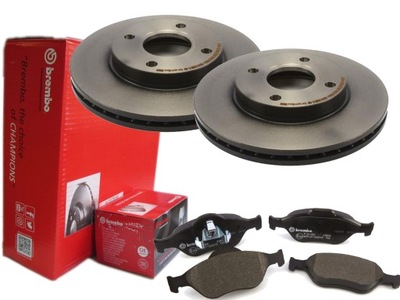 DISQUES + SABOTS DE FREIN BREMBO AVANT FORD FUSION FIESTA IV - milautoparts-fr.ukrlive.com