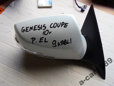 Дзеркало праве elekt hyundai genesis coupe 9 кабелі фото №1