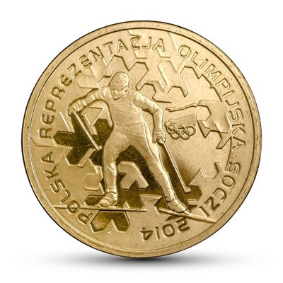 Moneta 2 zł Soczi 2014
