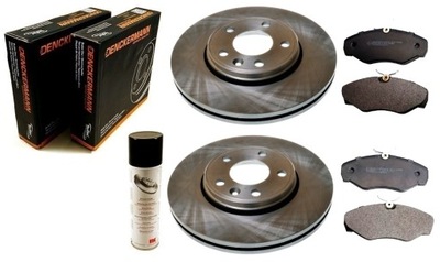 DISQUES SABOTS DE FREIN OPEL VIVARO A RENAULT TRAFIC II NISSAN PRIMASTAR AVANT KIT - milautoparts-fr.ukrlive.com