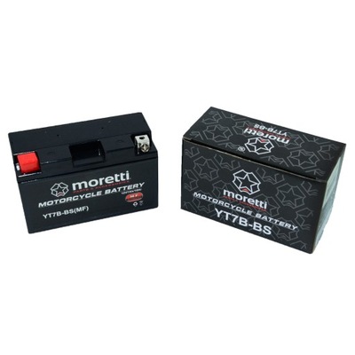 Akumulator Moretti YT7B-BS YT7B-4 6.5Ah 85A GEL