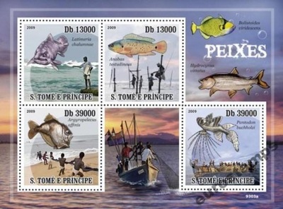 Ryby i Rybołóstwo Sao Tome arkusik (**) #ST9303a