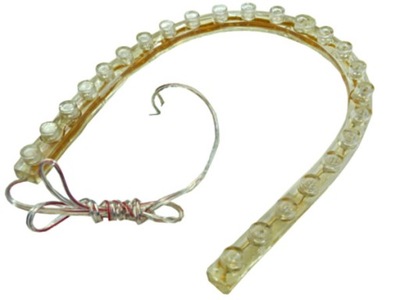 Стрічка 24 led водонепроникний гнучка модуль 12v фото №1