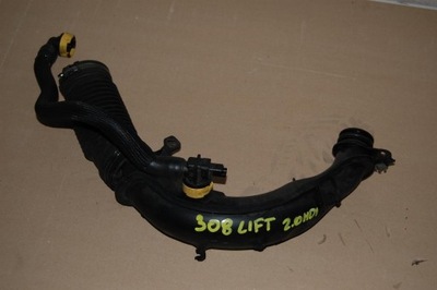 Труба шланг інтеркулер peugeot 308 lift 2,0hdi фото №1