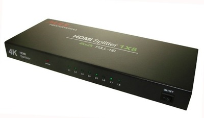 ROZGAŁĘŹNIK SPLITTER HDMI 1x8 MRS 4K 1.4