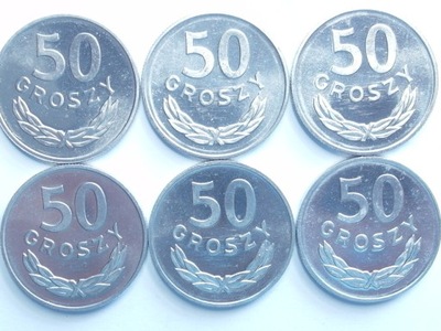 Moneta 50 gr groszy 1982 r mennicza stan 1