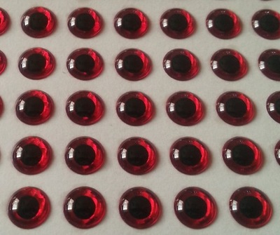 OCZY 3D 4 mm CZERWONE 100 sztuk