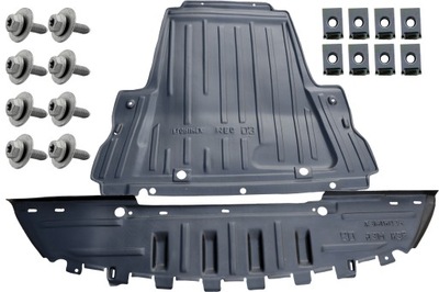 Renault megane ii 2 2002-06 защита двигателя клипсы фото №1