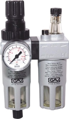 Filtr odwadniacz reduktor naolejacz 1/4" FRL-180 GAV