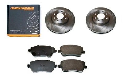 DISCS PADS OPEL AGILA B 2008- FRONT SET 252MM - milautoparts-fr.ukrlive.com