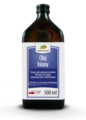 ČERSTVÝ ĽANOVÝ OLEJ BUDWIGOVÝ 500ML ZA STUDENA LISOVANÝ